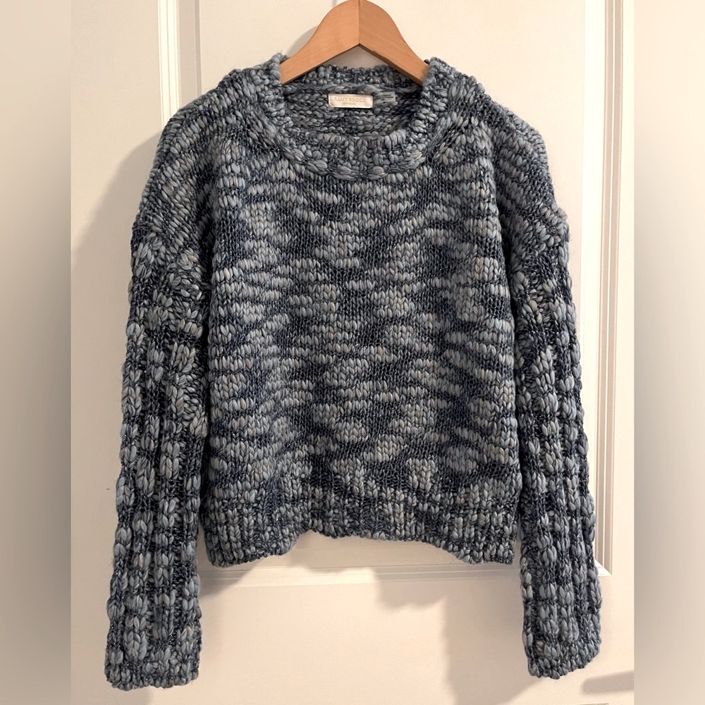 NWT Ramy brook James metallic sweater, size M